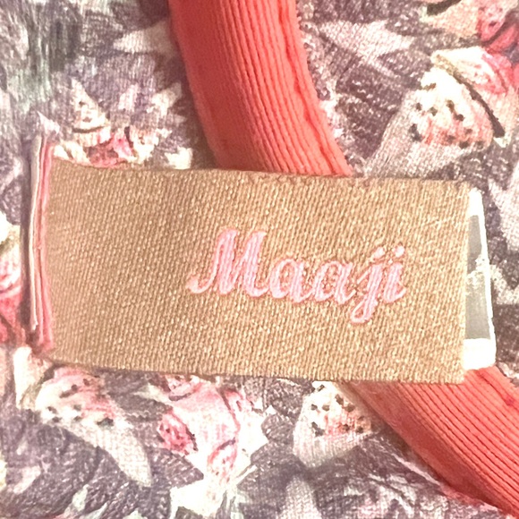 Maaji Tea Kettles and Telephones Graphic Print Corset Maxi Dress! Sz S! So Fun! - Picture 3 of 5